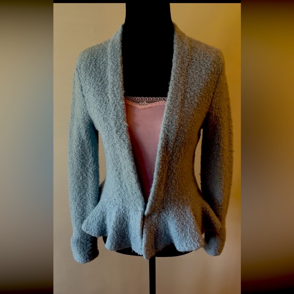 Light Blue victoria’s Secret wool blend sweater with lots of stretch